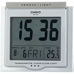 Годинник настільний електронний Casio DQ-750F-8ER з підсвіткою і термометром