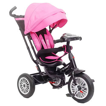Велосипед 3-колісний TR2406 з пультом, рожевий