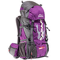 Рюкзак туристический DTR 42+10 литров G70-10B цвет фиолетовый af