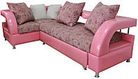 Угловой диван Ribeka Миллениум Розовый (УМ-600) SM, код: 6491796