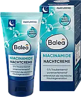 Balea Nachtcreme Niacinamide Ночной крем для лица с ниацинамидом и маслом виноградных косточек 50 мл