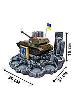 Подставка из гипса для алкоголя, "САУ 2С3 Акация" №1 Мини-бар для дома DS