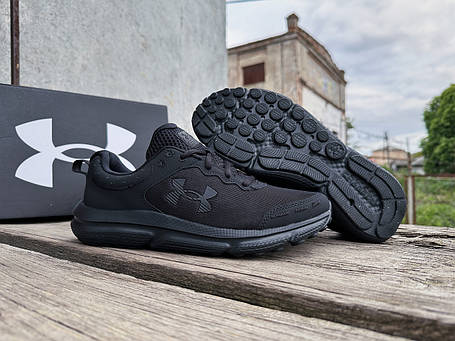 Чоловічі кросівки Under Armour Charged Assert 10 3026175-004 чорні Оригінал, фото 1