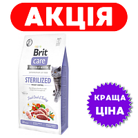 Brit Care Sterilized Weight Control Fresh Duck & Turkey 2 кг корм для котов Брит Кэа Стерилайзд Вейт Контроль