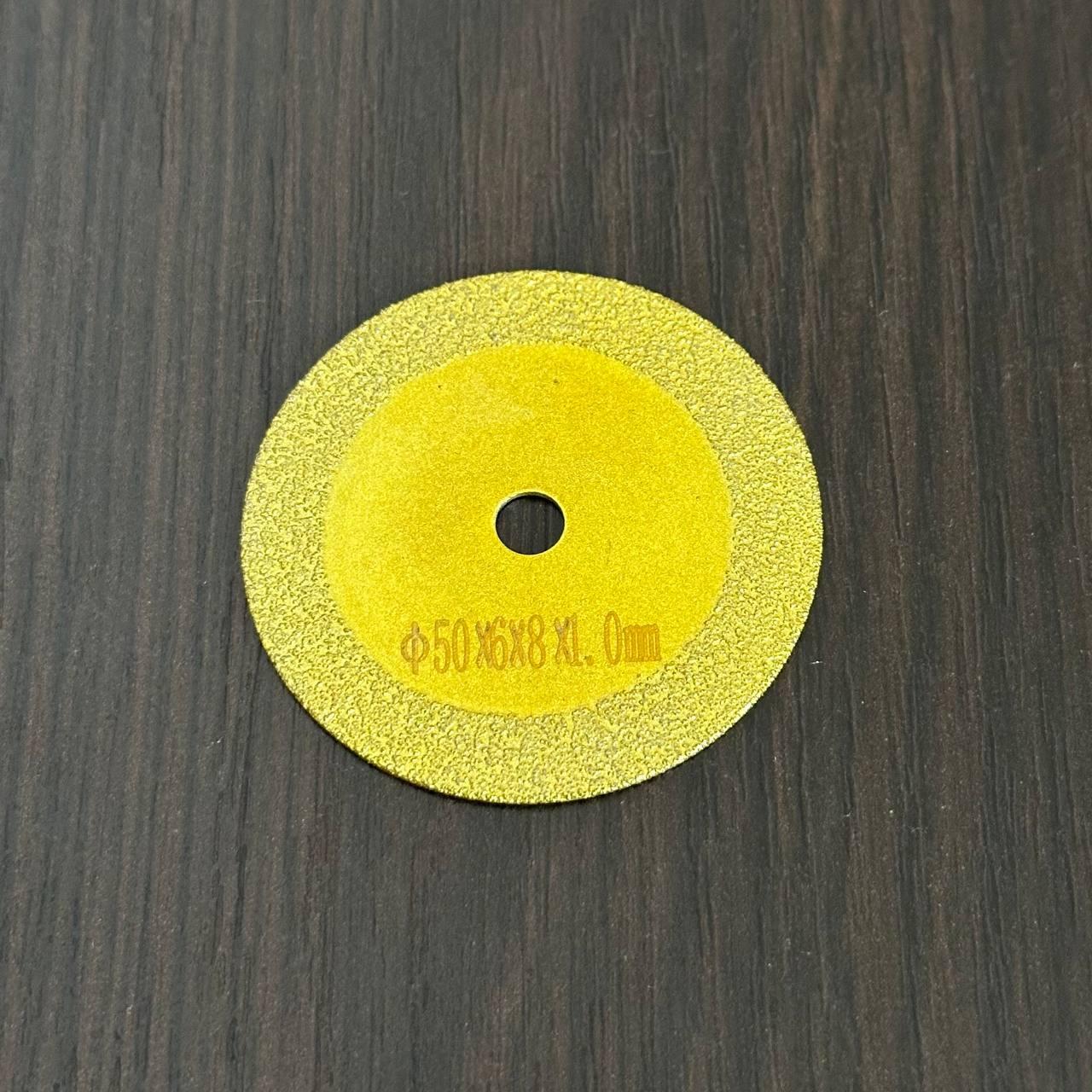 Диск FIXTOOL 50 мм (жовтий)  на гравер, фото 1