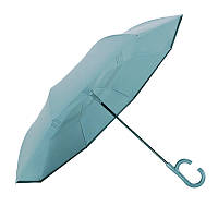 Зонт наоборот женский Up-Brella 1166 Голубой (11203-63756) HUB