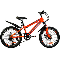Велосипед детский Corso Crank 20" рама 11" оранжевый CR-20303