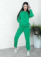 Жіночий утеплений костюм спортивний "WhyNot" оптом I Норма і батал 46-48, Зелений