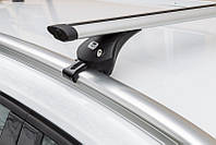 Багажник на встроенные рейлинги Amos для Kia Sorento SUV 2015-2020 Amos Boss Wind 1.2 Серебристый