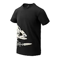 Футболка тактическая Helikon-Tex T-Shirt «Full Body Skeleton» Black Чорная