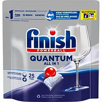 Засіб Finish Quantum All in1 25 капсул для посудомийних машин