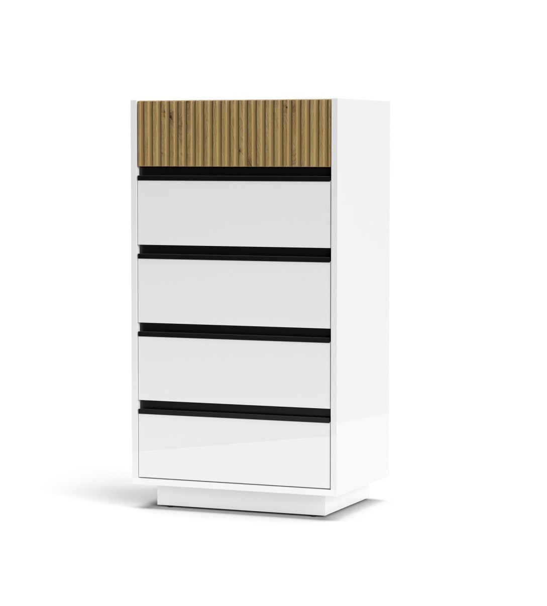 Комод / Тумба  Maja MJ7    Accord, колір білий/дуб артізан