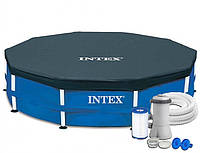 Intex 28202-3 New (Диаметр 305 x Высота 76см) Каркасный бассейн Metal Frame Pool