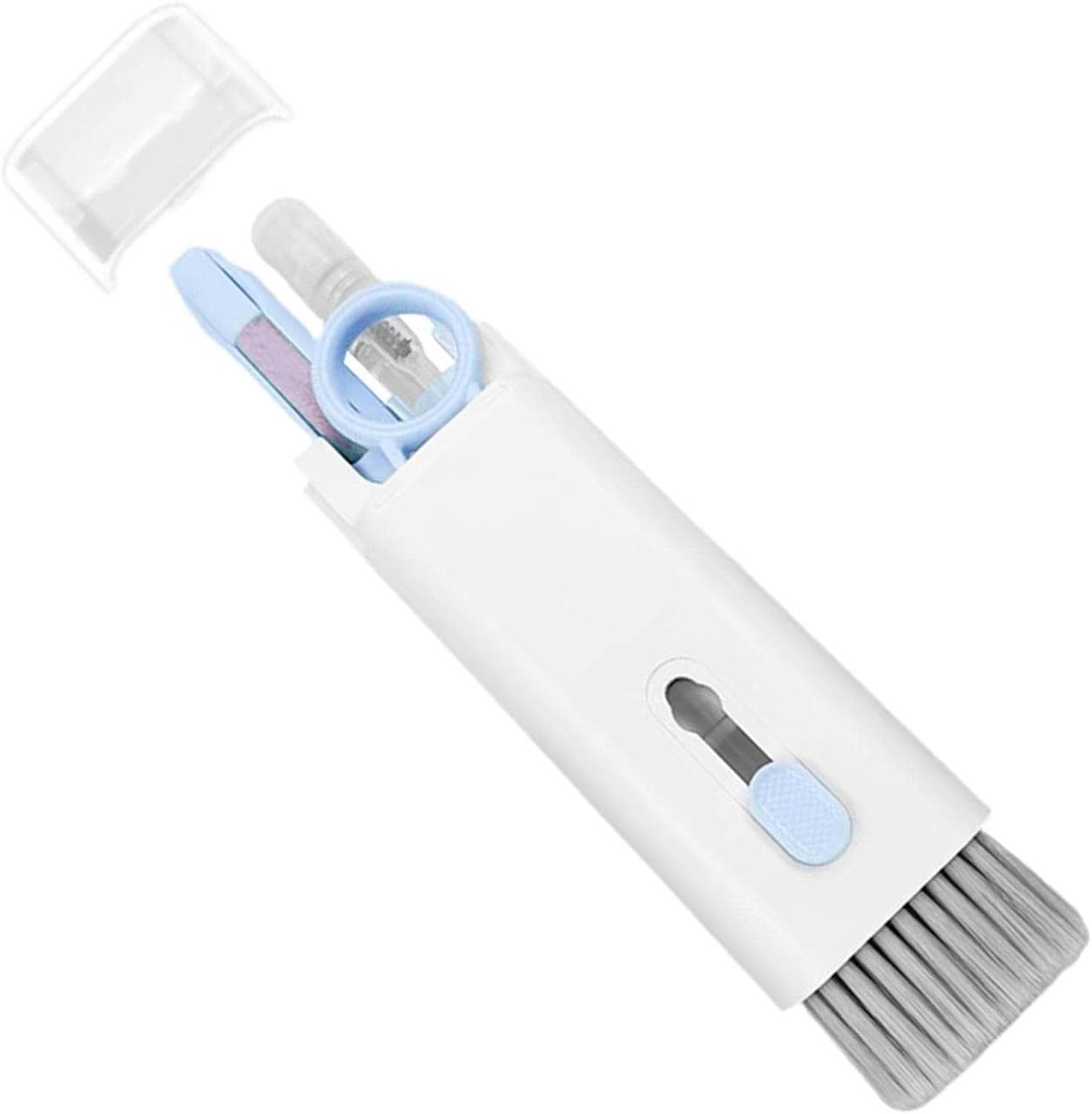 Набір для чищення електроніки 7 в 1, синьо-білий, фото 1