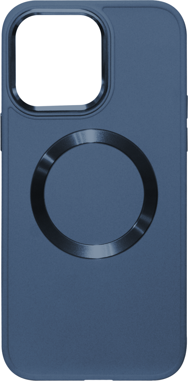 Силікон iPhone 14 Pro Max Bonbon Metal Case Cosmos blue