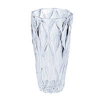 Стильная ваза для цветов 29.5 (см) ваза для больших букетов Ø 13 (см) стеклянная прозрачная - htpk