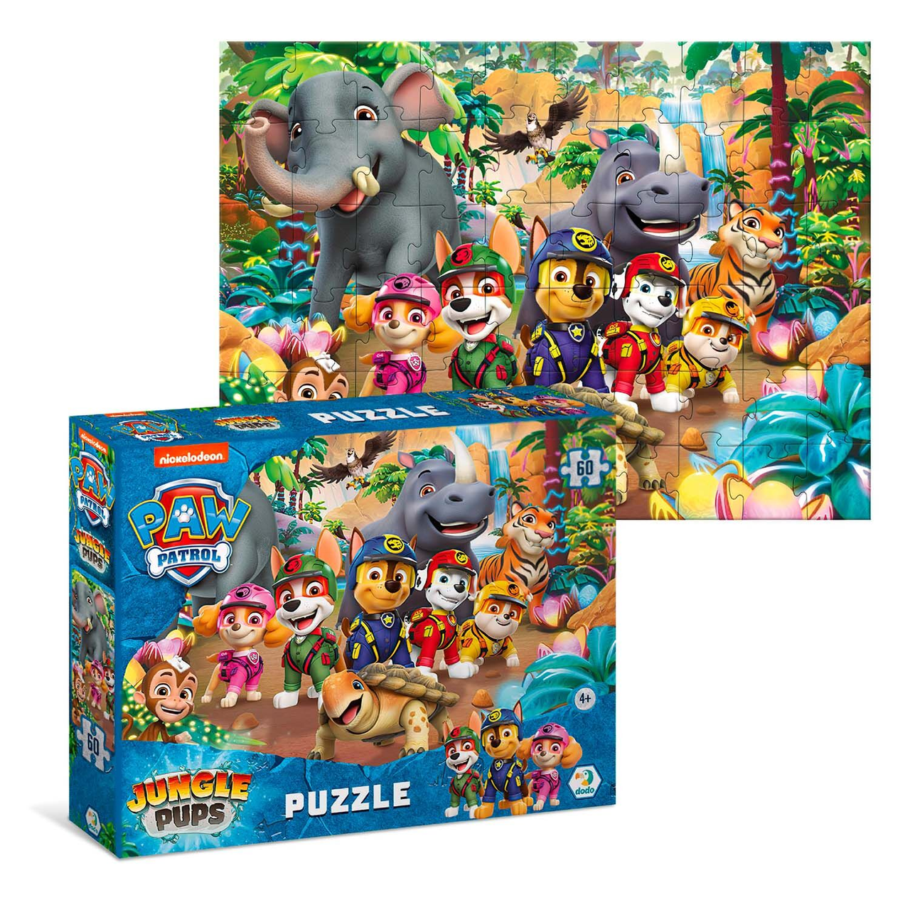 Пазли Dodo Paw Patrol  "Цуценята джунглів" на 60 елементів, фото 1
