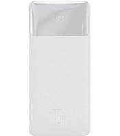 Новий якісний Power Bank Baseus Bipow 20000mAh 15W(+USB/Micro) білого кольору