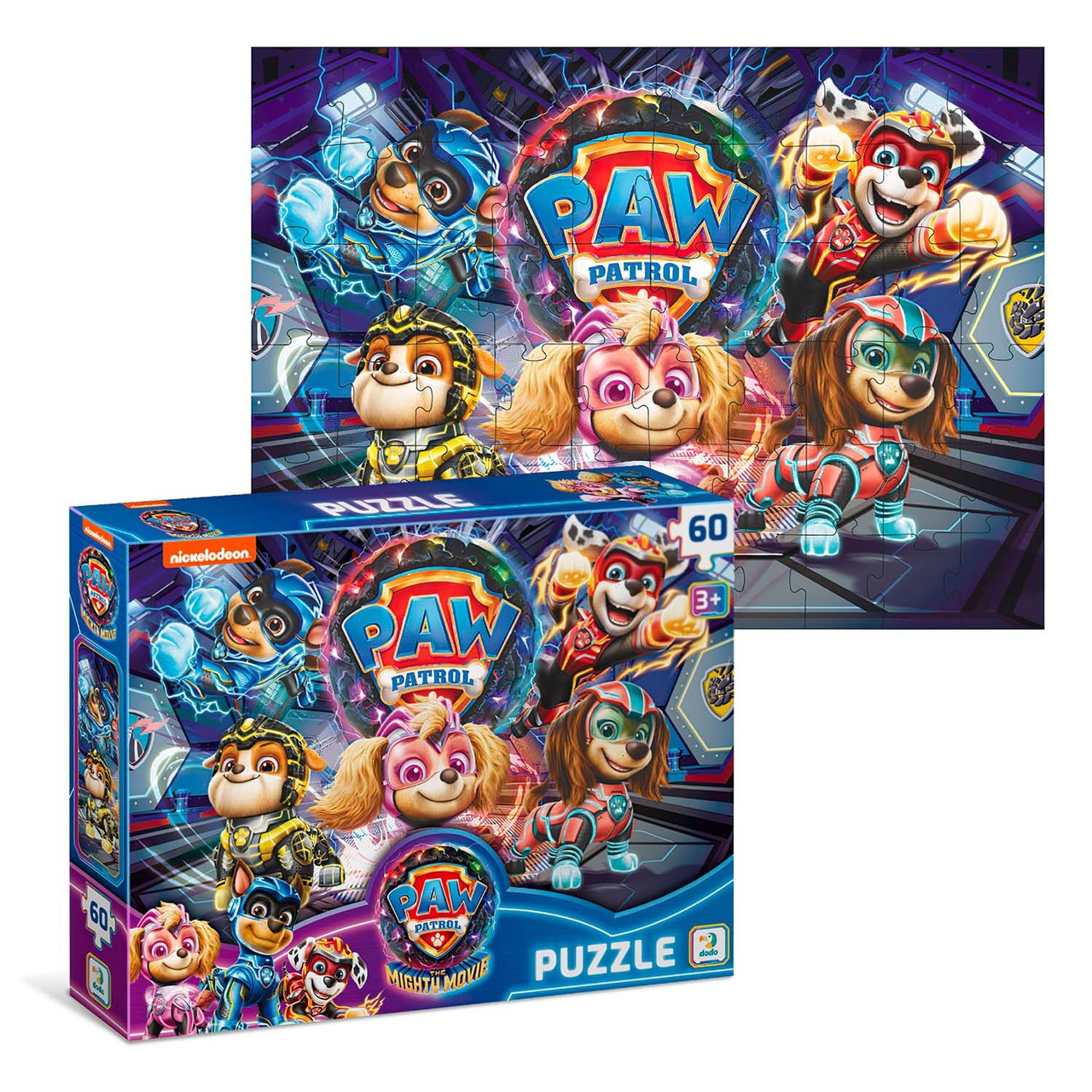 Пазли Dodo Paw Patrol "Операція: вибух метеорита" на 60 елементів, фото 1