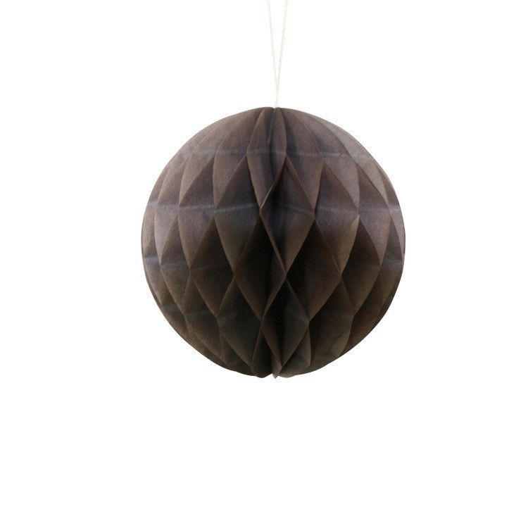 Куля соти паперова 15 см графіт, фото 1