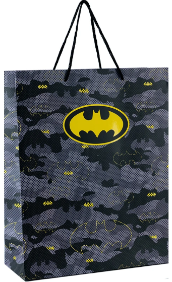 Пакет подарунковий папер. "Kite" №DC24-266 DC Comics 26х32см(5)(140)