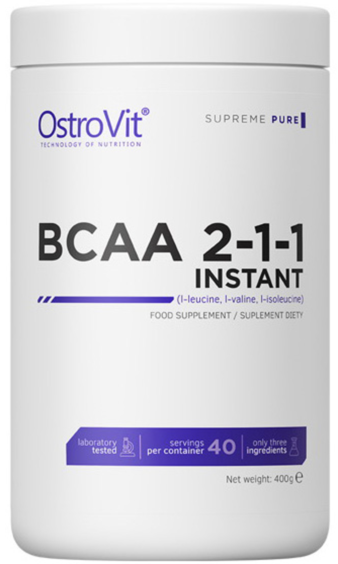 Всаа OstroVit BCAA 2-1-1 Instant 400 грамм без смаку
