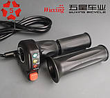 Напівручки газу для електроскутера 36V з індикацією напруги Wu Xing 29DX, фото 9
