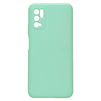 Чехол Silicone Case Full Xiaomi Redmi Note 10 5G Poco M3 Pro Turquoise PK, код: 8130523