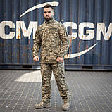 Військова тактична форма 3в1 SOKIL GEN-2 (кітель+штани+сорочка убакс) піксель, фото 3