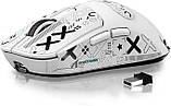 ATTACK SHARK X6 White | Сенсор PAW3395 | 65 годин акум | + Зарядна станція RGB, фото 2