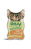 Вологий корм для котів, Oasy (Оази), CAT, 85 г, (Курка)