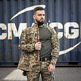 Військова тактична форма 3в1 SOKIL GEN-2 (кітель+штани+сорочка убакс) піксель, фото 11