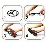 💙Льодоступи на взуття Magic Spiker 3 пари, чорні снігоступи протиковзкі накладки на взуття, фото 7