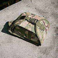 Подсумок-аптечка, тактическая раскладная быстросъёмная сумка с креплением типа MOLLE в цвете мультикам
