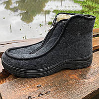 Удобная рабочая обувь для мужчин Размер 43 | Тапочки домашние сапожки | Мужские JZ-686 рабочие ботинки tis lin