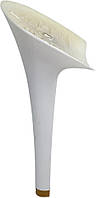 Каблук женский пластиковый 9110 р.1-3 Высота 11,3-11,8-12,5 см Белый