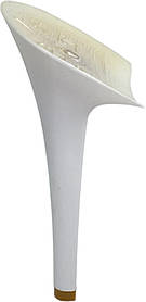 Підбор жіночий пластиковий 9110 р.1-3  Висота без набійки 11,3-11,8-12,5 см Білий