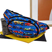 Дитяча поясна сумка поліестер синій Арт.26-0139 (Україна)