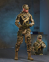 Армейская форма летняя, костюм пиксель мужской, боевая армейская форма, костюм военный пиксель kc996