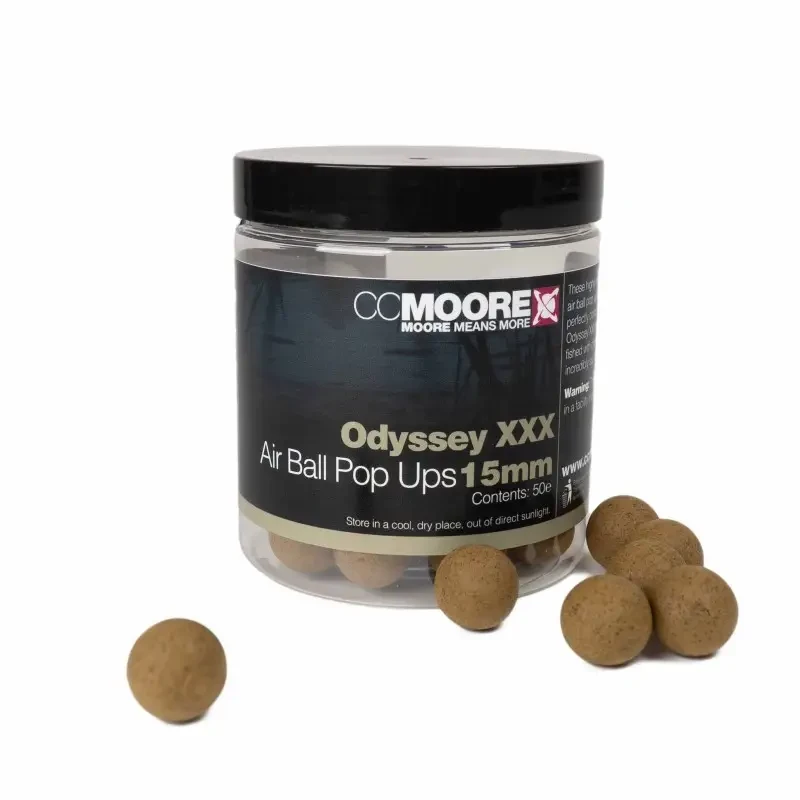 Плаваючі бойли CC Moore Odyssey XXX AirBall Pop Ups 15 mm (50шт), професійні поп апи CC Moore Odyssey, фото 1