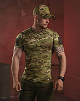 Тактическая футболка зсу мультикам, военная футболка влагоотводящая, мужская футболка мультикам qn747