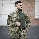 Військова тактична форма 3в1 SHARK GEN-2 (кітель+штани 7 кишень з наколінниками +сорочка убакс) піксель, фото 10