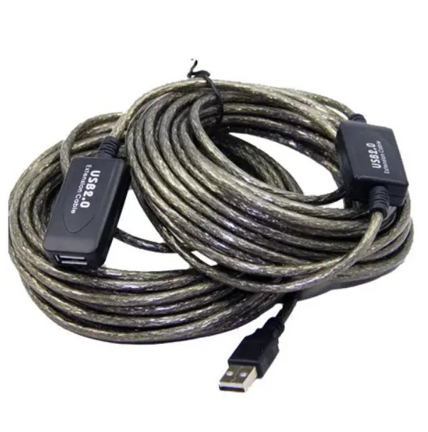 Подовжувач USB 2.0, активний репітер, кабель AM — AF, 20 м, фото 1