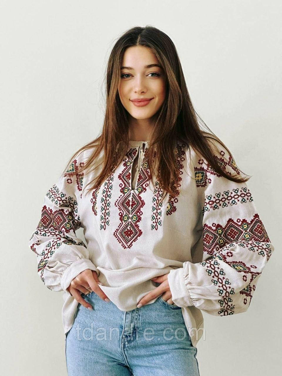 Блуза вишиванка жіноча, фото 1
