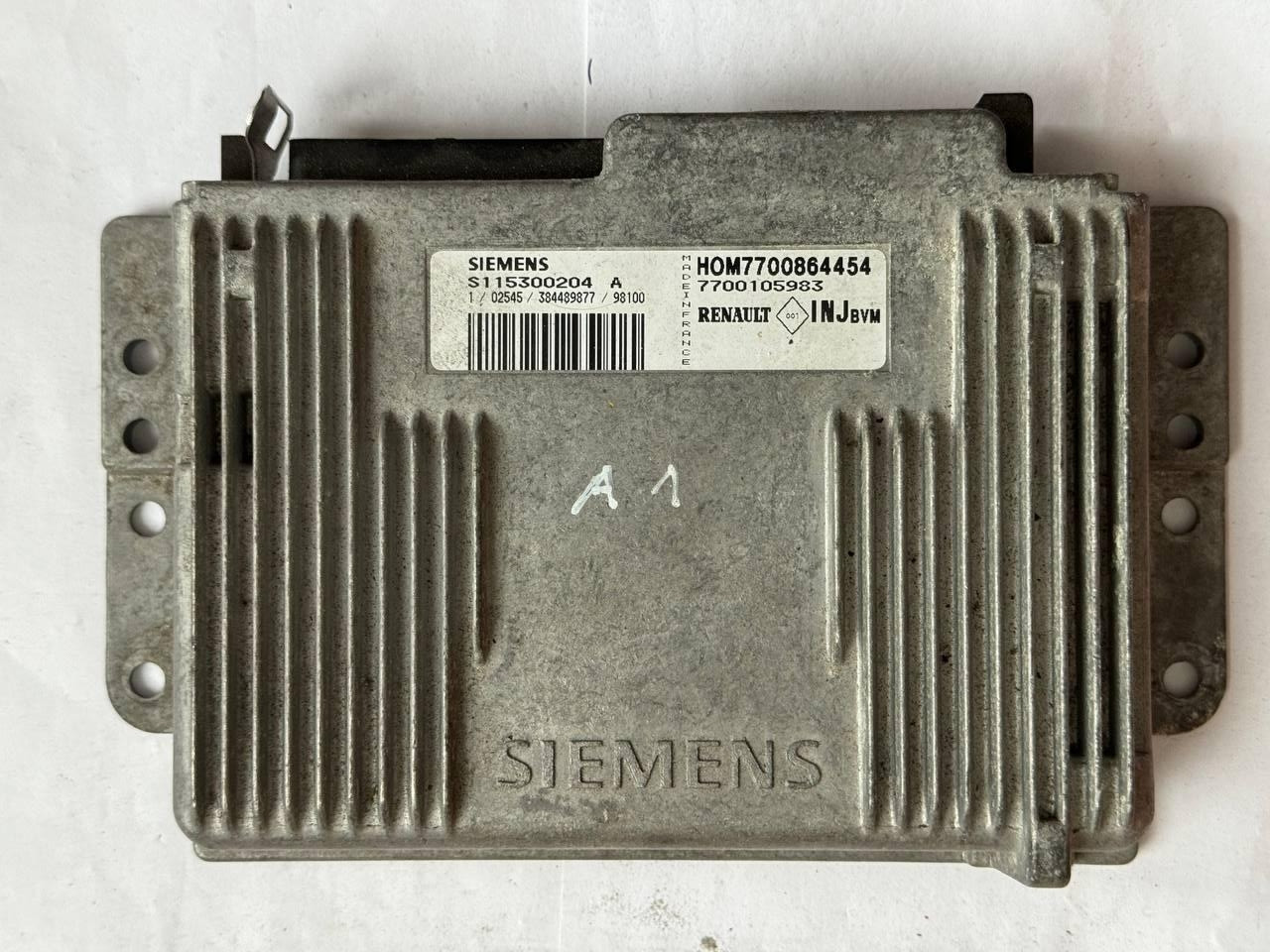 Електронний блок керування Renault Siemens S115300204A / HOM 7700864454 / HOM7700864454 / 7700105983