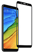 Захисне скло для Xiaomi Redmi 5 Full Glue (0.3 мм, 3D, з олеофобним покриттям) колір чорний