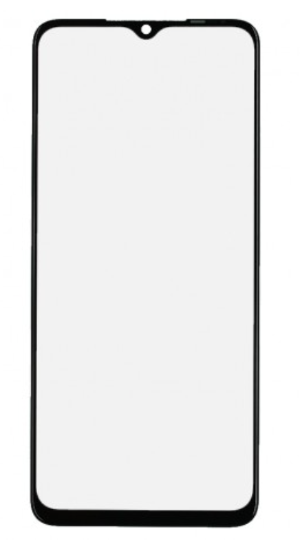 Скло корпусу для Tecno Spark Go 2023/Tecno Pop 7/Spark 10, чорне, з OCA-плівкою, оригінал PRC з олеофобним