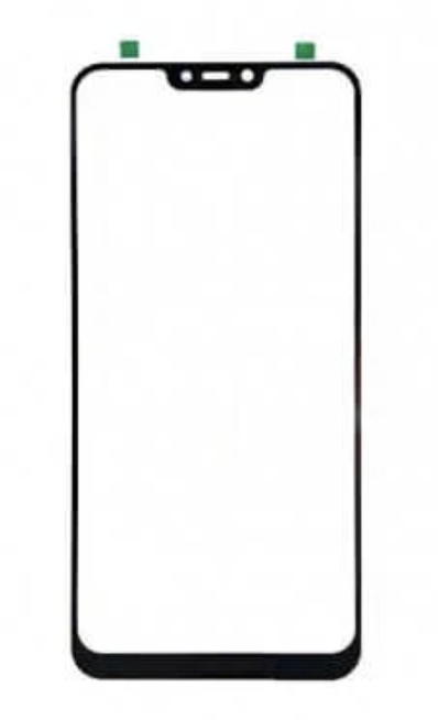 Скло корпусу для Vivo Y81/Y81s/Y81i/Y83, чорне, з OCA-плівкою