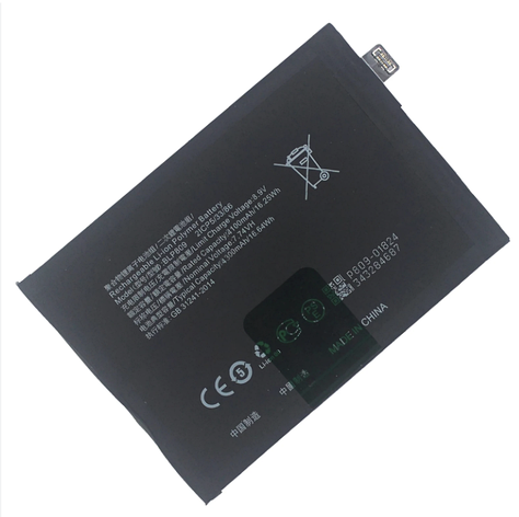 Акумуляторна батарея (АКБ) для BLP809, Realme GT Master/Q2 Pro, 2150 mAh+2150mAh, оригінал PRC, фото 1