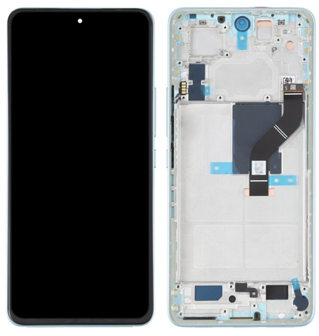 Дисплей (екран) для Xiaomi 12 Lite + touchscreen, чорний, Amoled, оригінал (54) переклеєне скло, с, фото 1